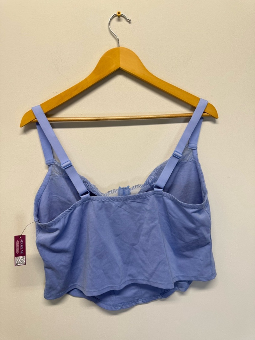 Adore Me Periwinkle Lace Bustier Tank Women’s Size 2X Bra NWT - Picture 6 of 7